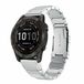 By Qubix Qubix - 22mm Quickfit Stainless Steel Watch Band for Garmin Instinct 3 / Instinct E - Silver