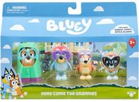 Bluey Set van 4 Beeldjes - Grootmoeders - Vanaf 3 jaar oud