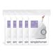 simplehuman Code D 20 l Wit 100 stuk(s)