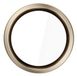 3MK HARDY Protection d'objectif Pro pour objectif d'appareil photo Apple iPhone Air Verre trempé Transparent, Titane, Or 1 pièce