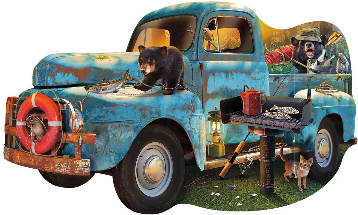 SUNSOUT INC vormen legpuzzel 1000 The Blue Truck