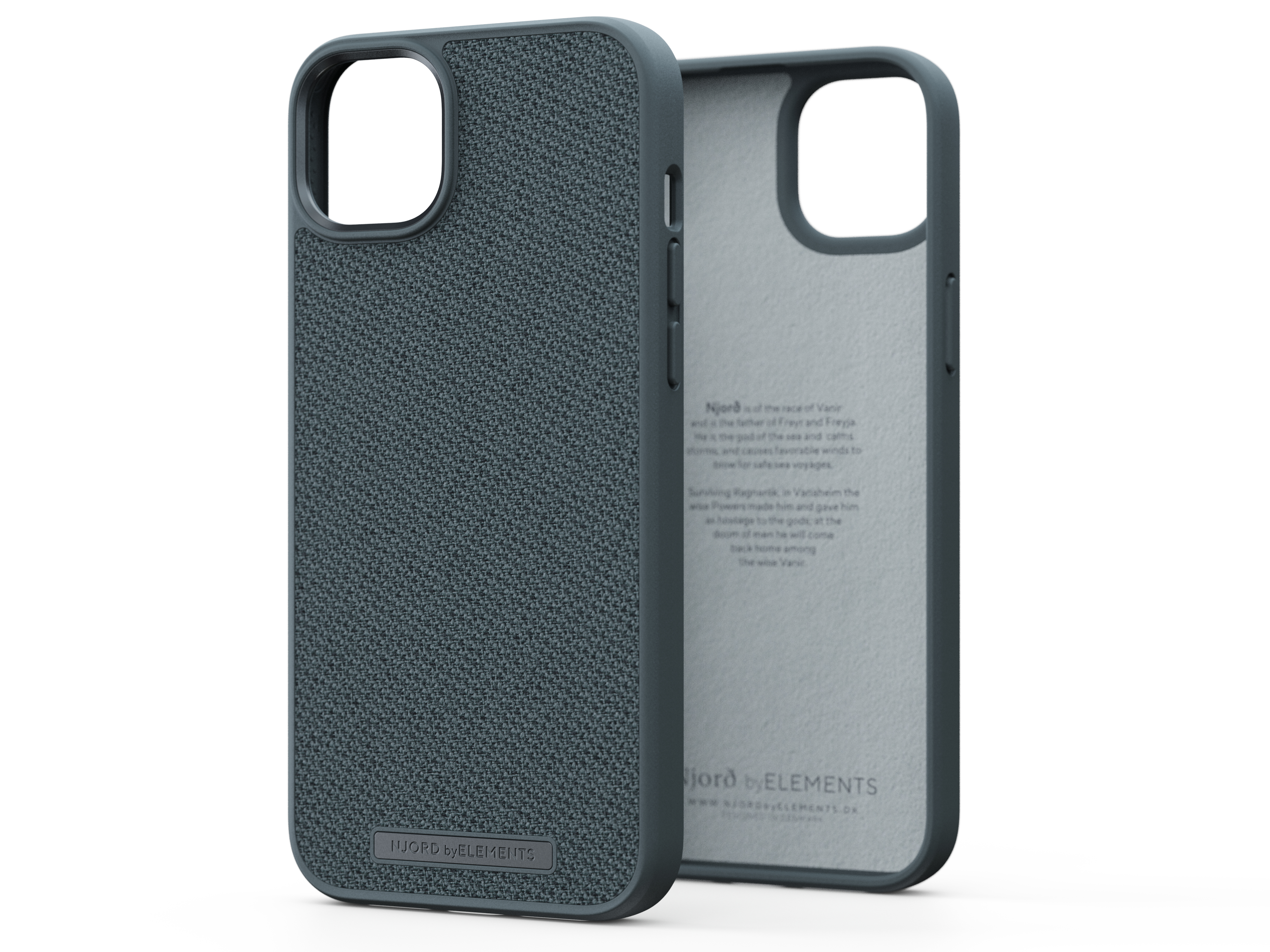 Njord byELEMENTS Tonal Case - iPhone 14 Plus - Dark Grey