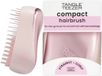 Tangle Teezer Compact Styler Pink Matte Chrome Hairbrush For Detangling