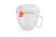 Excelsa Quick Cook Magnetron Rice Pop Maïs, Tpx, Wit met Oranje Details
