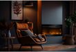 Chemin Arte Elektrische Inbouwhaard met verwarming Elysee, LED vlameffect, Verlichtin, afstandsbediening, insert, Elektrische haard, 2000W