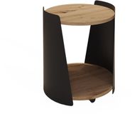 Vicco Lofta Salontafel – 40 x 40 cm Zwart