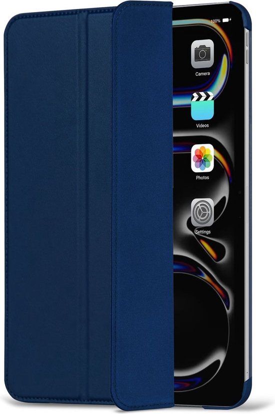 DECODED Book Case for Apple iPad Pro 11 (2024) - Navy Blue