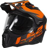 LS2 MX701 Explorer Alter Mat Zwart Fluo Oranje 06 Adventure Helm - Maat L