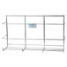 Garcia de Pou Mural Houder voor 5 Modules, 53 x 14 x 30 cm, roestvrij staal, Zilver, One Size