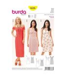 Burda b6686 snijpatroon jurk papier wit 19 x 13 x 1 cm