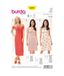 Burda b6686 snijpatroon jurk papier wit 19 x 13 x 1 cm