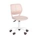 FurnitureR Kleurrijke bureaustoel, modern verstelbaar design, computerstoel, draaibare armloze stoel, kinderkamer, thuiskantoor Task Chair, Morandi roze