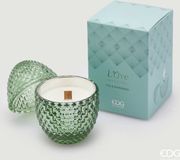 EDG - Enzo De Gasperi Geurkaars Groen Fig & Gardenia D8 - Glas