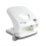 Rapesco 1524 ECO X5-30ps Less Effort 2-Gaats Perforator, 30 Vel Capaciteit | Zacht Wit