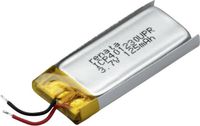 Renata ICP401230UPR Pile rechargeable spéciale Prismatique Câble LiPo 3,7 V 130 mAh