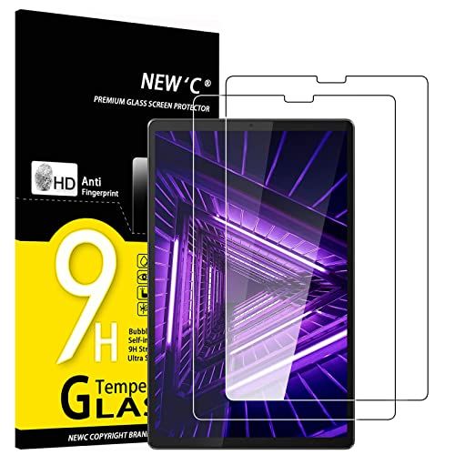 NEW'C 2 stuks, beschermfolie pantserglas voor Lenovo Tab M10 FHD Plus 10,3 inch TB-X606F TB-X606X