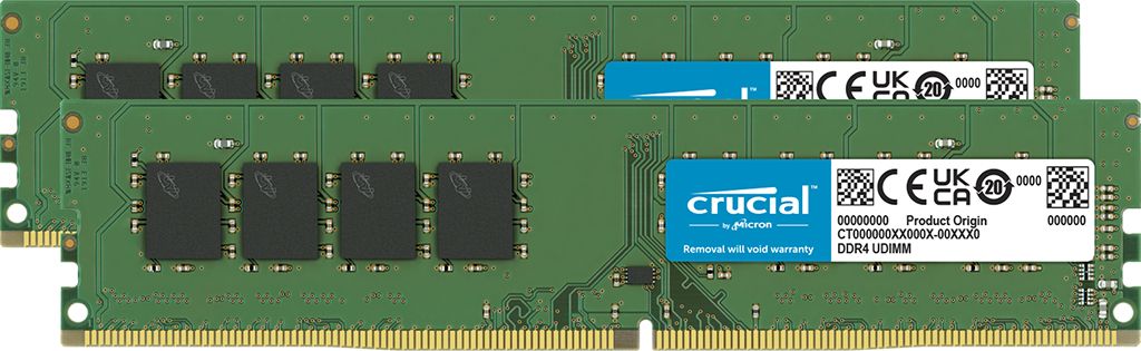 Crucial CT2K32G4DFD832A 64GB (2x32GB) DDR4 3200MHz RAM Memory