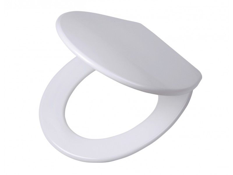Tiger Boston WC bril - Soft close - Easy Clean - Duroplast - Wit / RVS geborsteld