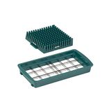 Nicer Dicer Smart XXL-mesinzet 20 x 20 mm (set 2-delig), groen
