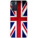 Oppo Siliconen hoesje compatibel met de Engelse vlag van de Oppo Reno 6 5G