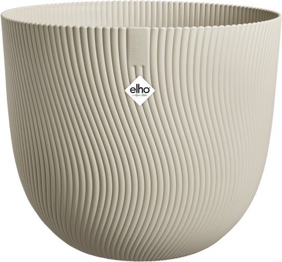 Elho Sereh Rond 30 Bloempot Paddenstoel Beige