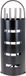 Koopman set de cheminée 5 pièces en acier inoxydable - noir