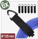 Quadrios 26CA800 Klittenbandriem Zwart 6 stuk(s)