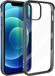ASOBEAGE Metalen frame, hoes voor iPhone 12/iPhone 12 Pro, schokbestendig, slank, krasbestendig, vergelingsvrij, transparant, 6