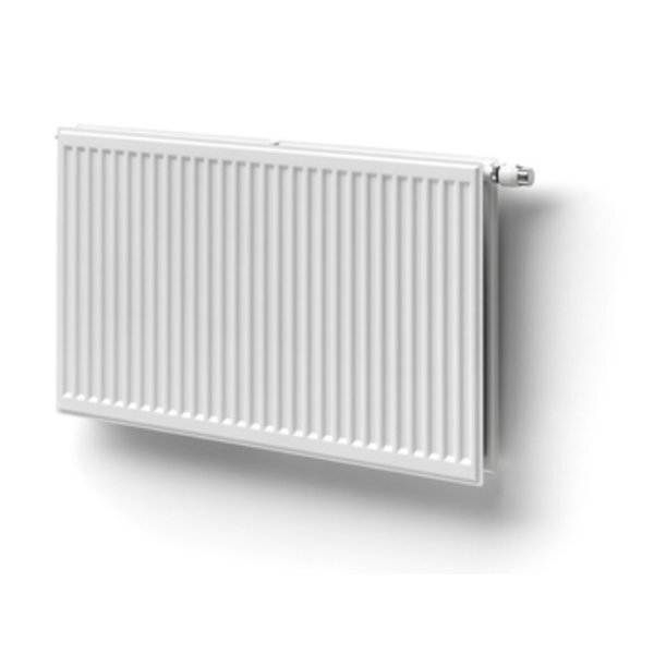 Stelrad Hygiene Eco ventielradiator type 20 300x2000mm 1170W zonder bovenrooster en zijpanelen midden rechts wit 0692032020