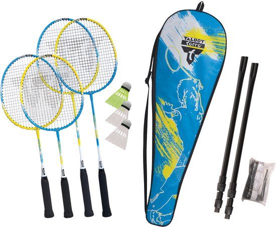 Badmintonset Talbot-Torro Family badmintonset inclusief net