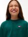 Tommy Hilfiger Kids T-shirt - donkergroen - Unisex - Katoen - Korte mouw - Maat 12