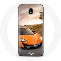 Maniacase Etui voor Samsung Galaxy J3 2017 Formule 1 McLaren F1 Oranje
