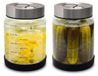 Pot de fermentation pot de choucroute pot de conserve - 1 litre - Verre borosilicaté - Avec couvercle et valve de dégagement