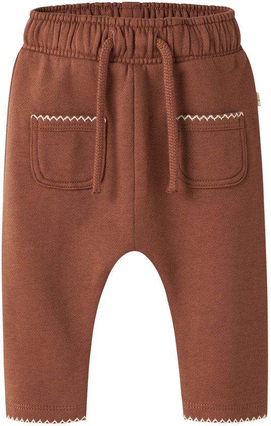 Lil' Atelier Baby joggingbroek Loose fit - Maple Syrup
