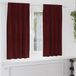 vidaXL Rideaux 2 pièces Rouge vin 140 x 175 cm Velours