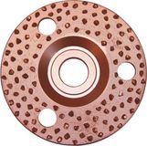 Kerbl Klauenscheibe Standard 125mm Bruin/Koper Paard Kwast