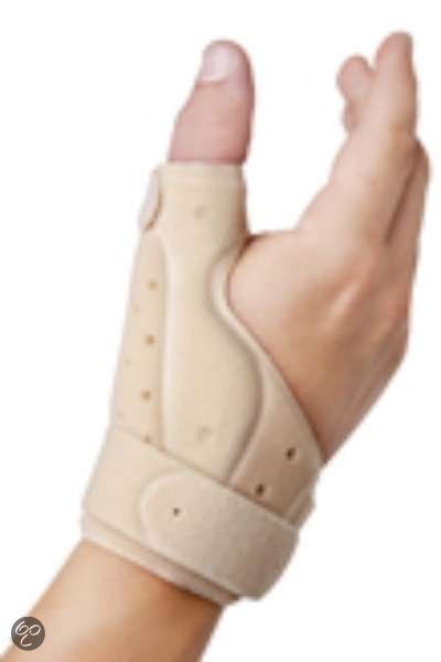 Orliman Manutec Duimbrace - maat 2 - Zwart / Rood