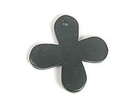 Klaver Houten Hanger, Zwart, 25 x 25 mm, 50 Stuks