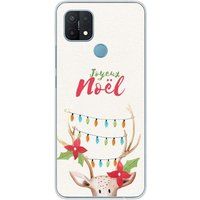 Oppo Beschermende siliconen case compatibel met Oppo A15 lichtgevend rendier