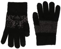 Salti Gants d'hiver tricotés Nordic/noir pour femme