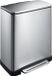 EKO E-Cube Step Bin - 50L Stainless Steel Rectangular Pedal Bin