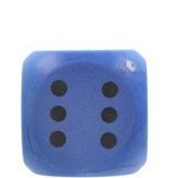 Top1Toys Dobbelsteen soft 16cm blauw