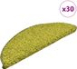 vidaXL Trapmatten 30 st 56x17x3 cm groen halfrond