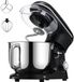 Sans marque Robot pâtissier - Batteur sur socle et pétrin - 1400W - Bol en Inox de 5,68L - Noir