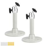 Support plafond pour vidéoprojecteur - 135 mm - 2 pièces - Rotation à 360° - Jusqu'à 5 kg