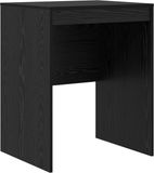 vidaXL Bureau Zwart Eiken 60 x 50 x 76 cm