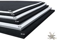 The Foamory EVA Foam Cosplay - 5mm - Wit of Zwart - 14 x 39 Vel - Ultra High Density 85 kg/m3