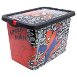 STOR Opbergdoos voor Kinderen Spider-Man met Click Sluiting 7 Liter