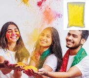 FIESTAS GUIRCA Confettikanon met geel poeder (200 g)
