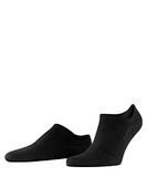FALKE ClimaWool onzichtbar eenkleurig wol lyocell footies heren zwart - maat 39-40
